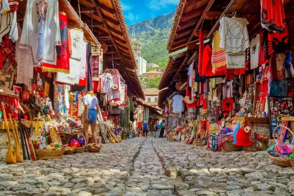 Old Medieval Bazaar, Kruje, Albania